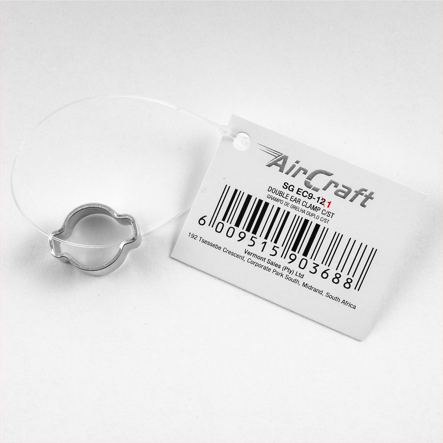 Double Ear Clamp C/steel 9-11mm